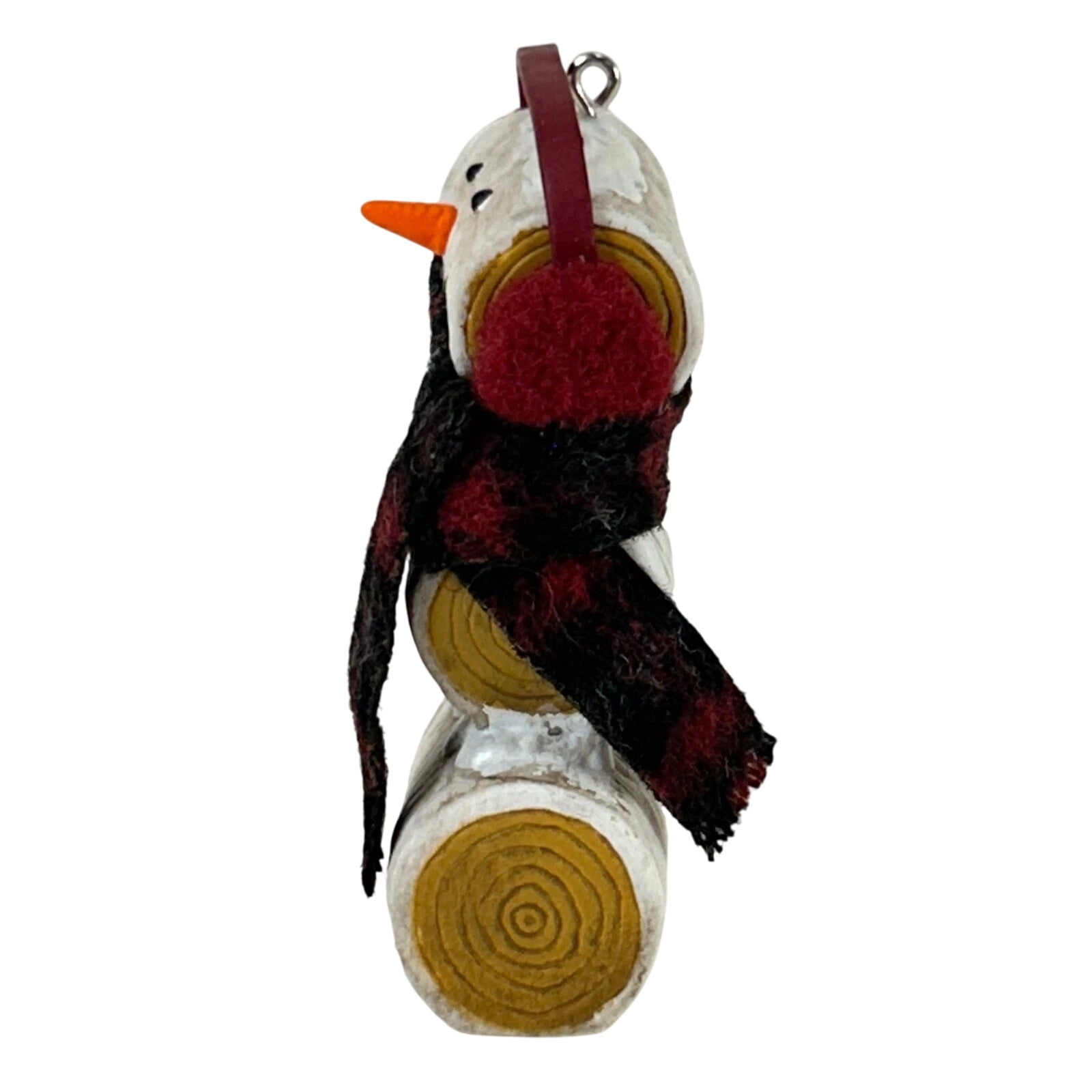 2014 Birch Log Snowman Hallmark Ornament (Snowmen) QGO1646