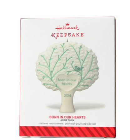2014 Born In Our Hearts Hallmark Ornament (Heart) QGO1136