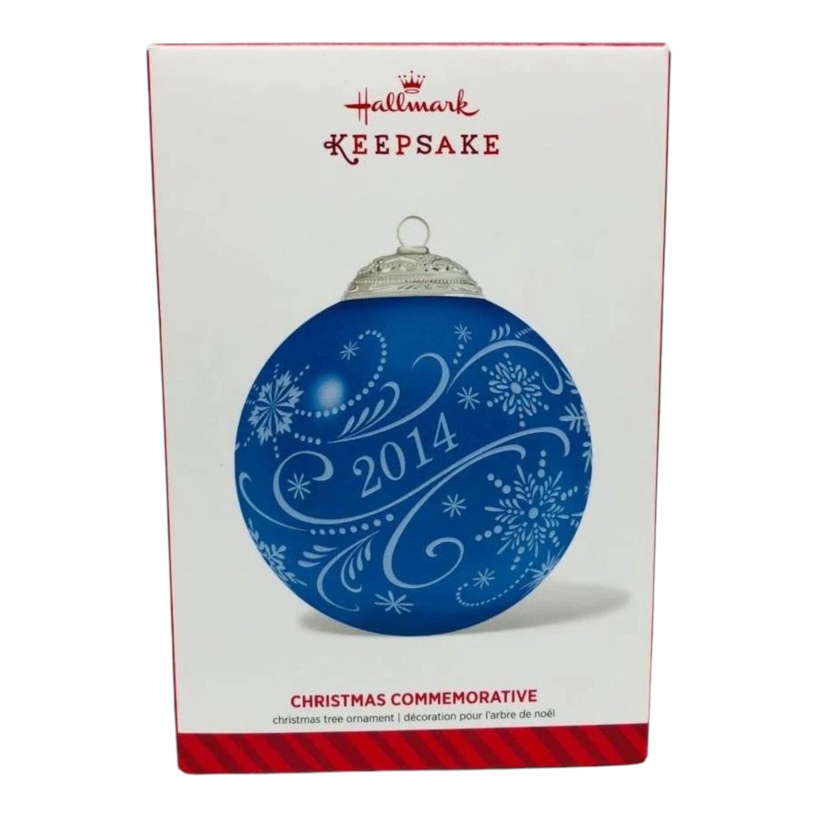 2014 Christmas Commemorative #2 Hallmark Ornament (Glass Ball) QX9223