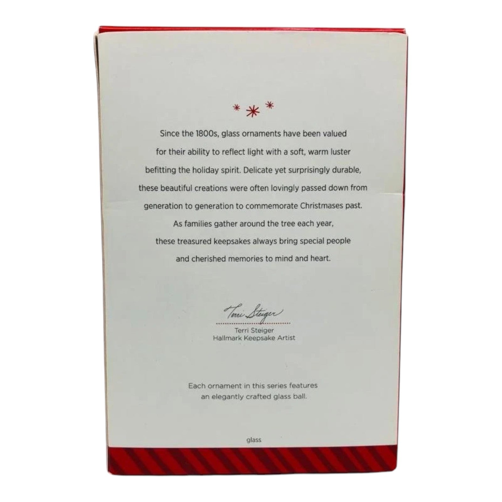 2014 Christmas Commemorative #2 Hallmark Ornament (Glass Ball) QX9223