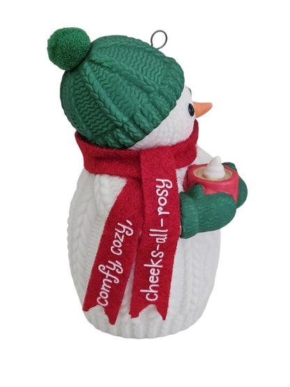 2014 Comfy Cozy Snowman Hallmark Ornament (Snowmen) QGO1573