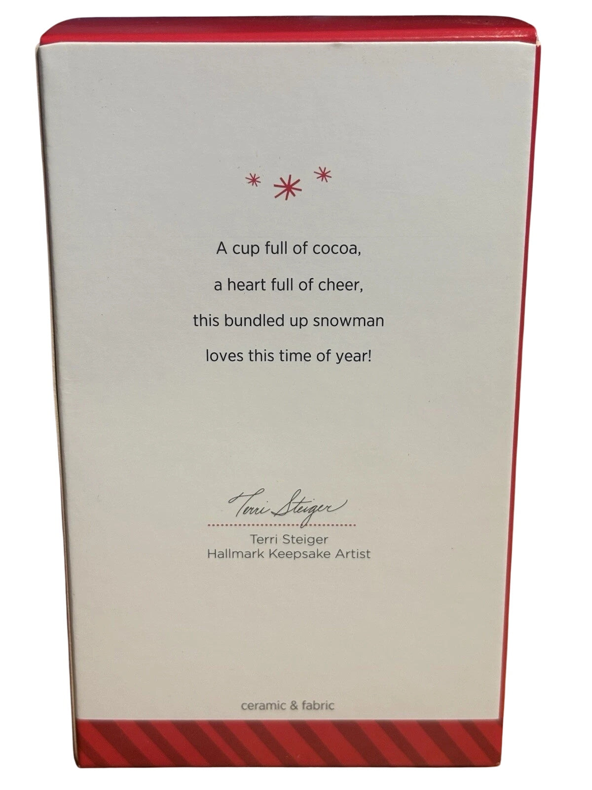 2014 Comfy Cozy Snowman Hallmark Ornament (Snowmen) QGO1573