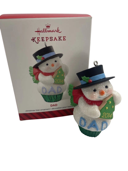 2014 Dad Hallmark Ornament (Snowmen) QGO1093