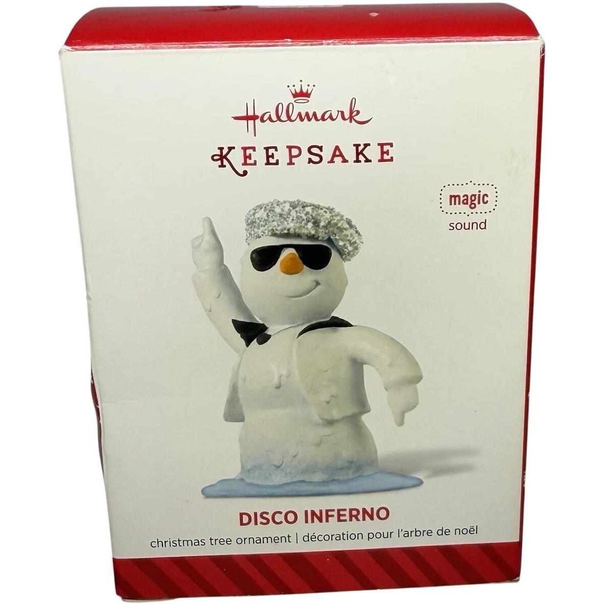 2014 Disco Inferno Hallmark Ornament (Snowman) QGO1243