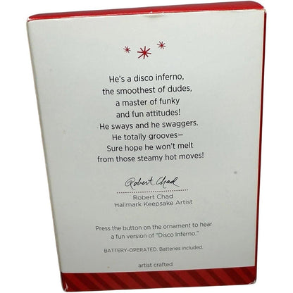 2014 Disco Inferno Hallmark Ornament (Snowman) QGO1243