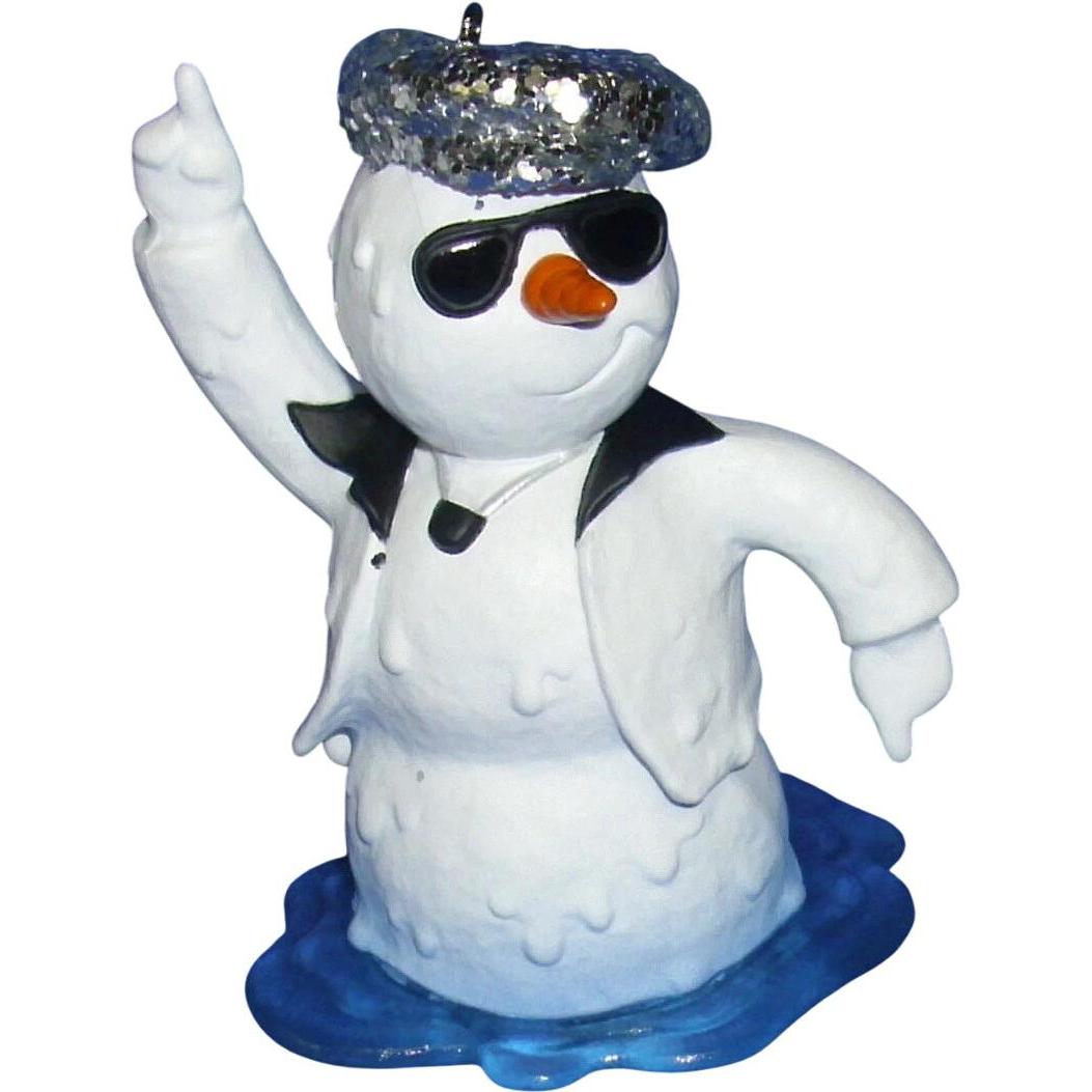 2014 Disco Inferno Hallmark Ornament (Snowman) QGO1243