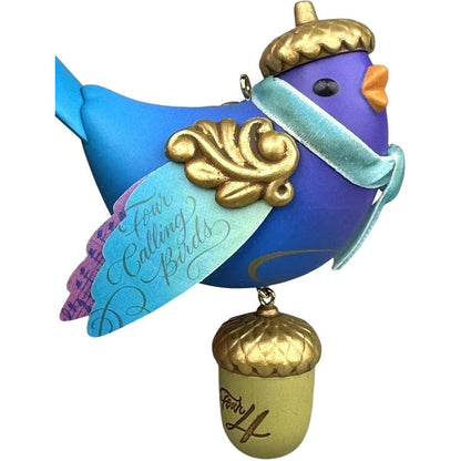 2014 Four Calling Birds Hallmark Ornament (Twelve Days of Christmas) QX9103