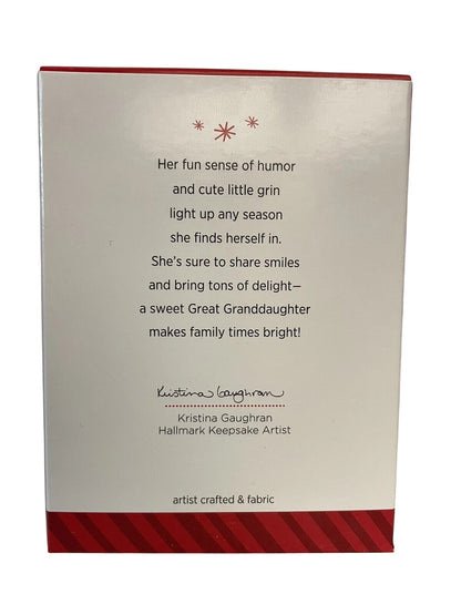 2014 Great GrandDaughter Hallmark Ornament (Family) QG01506