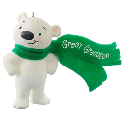 2014 Great GrandSon Hallmark Ornament (Polar Bear) QGO1503