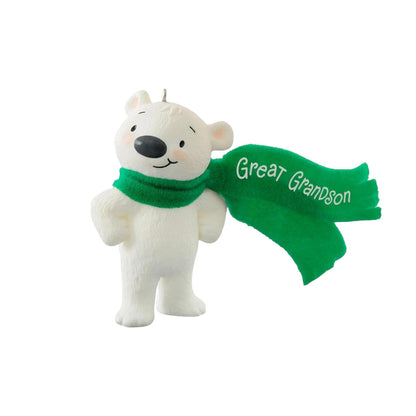 2014 Great GrandSon Hallmark Ornament (Polar Bear) QGO1503