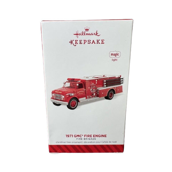 2014 Hallmark Ornament (1971) GMC Fire Engine Hallmark Ornament (Fire Brigade) QX9196