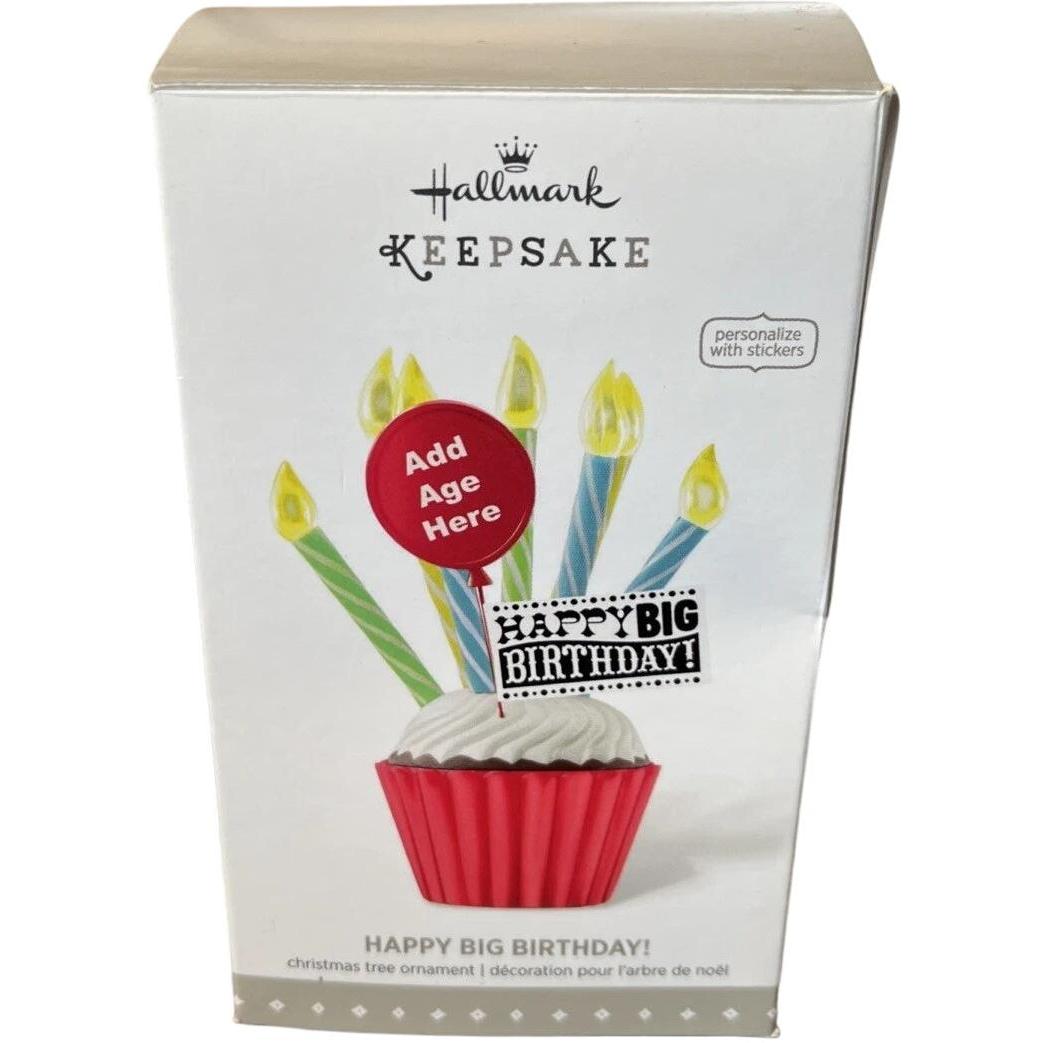 2014 Happy Big Birthday! Hallmark Ornament (Cupcake) QHG1216
