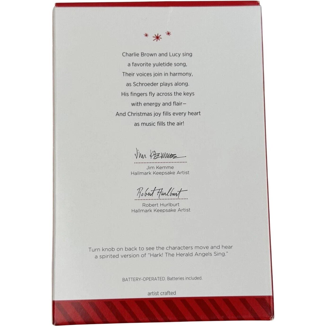 2014 Hark! Music Fills The Air! Hallmark Ornament (Peanuts) QXI2563