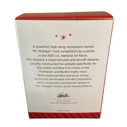 2014 Howard DGA-6 "Mr. Mulligan" Hallmark Ornament (Sky's the Limit) QX9193