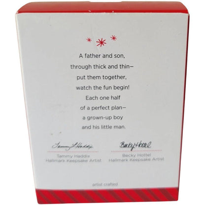 2014 Like Dad, Like Son Hallmark Ornament (Dad and Son) QG01126