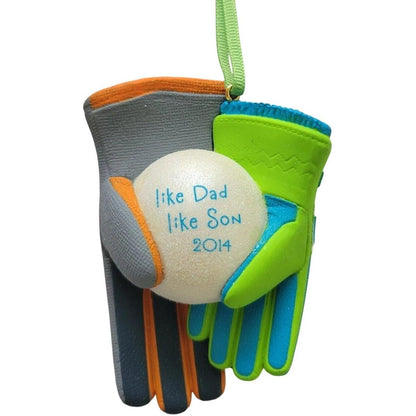 2014 Like Dad, Like Son Hallmark Ornament (Dad and Son) QG01126