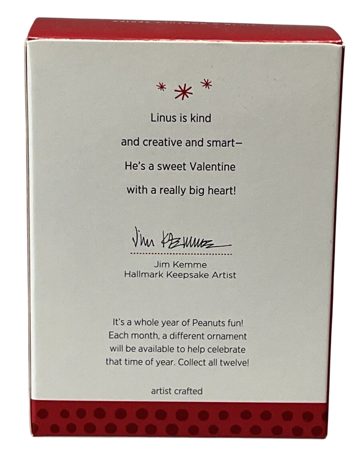 2014 Linus's Big Heart Hallmark Ornament (Happiness is Peanuts) QX9832