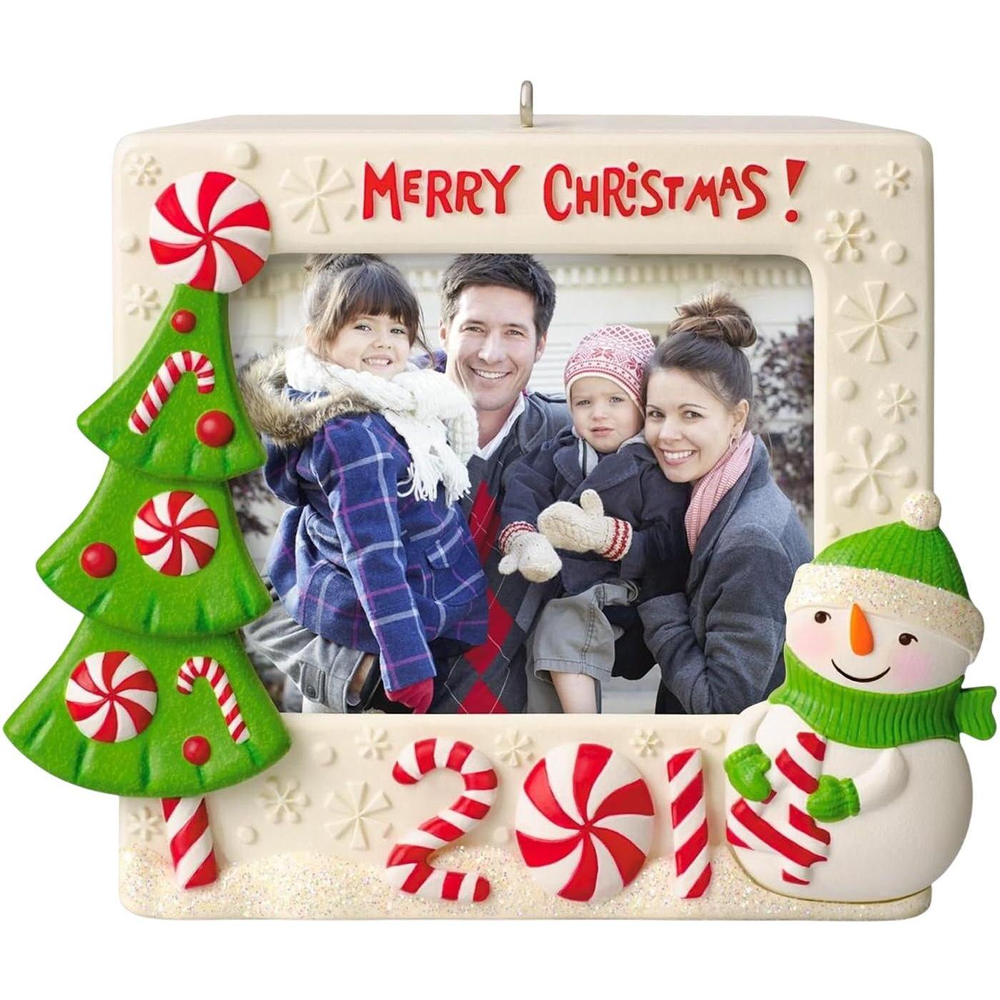 2014 Merry Christmas! Hallmark Ornament (Photo Holder) QGO1116