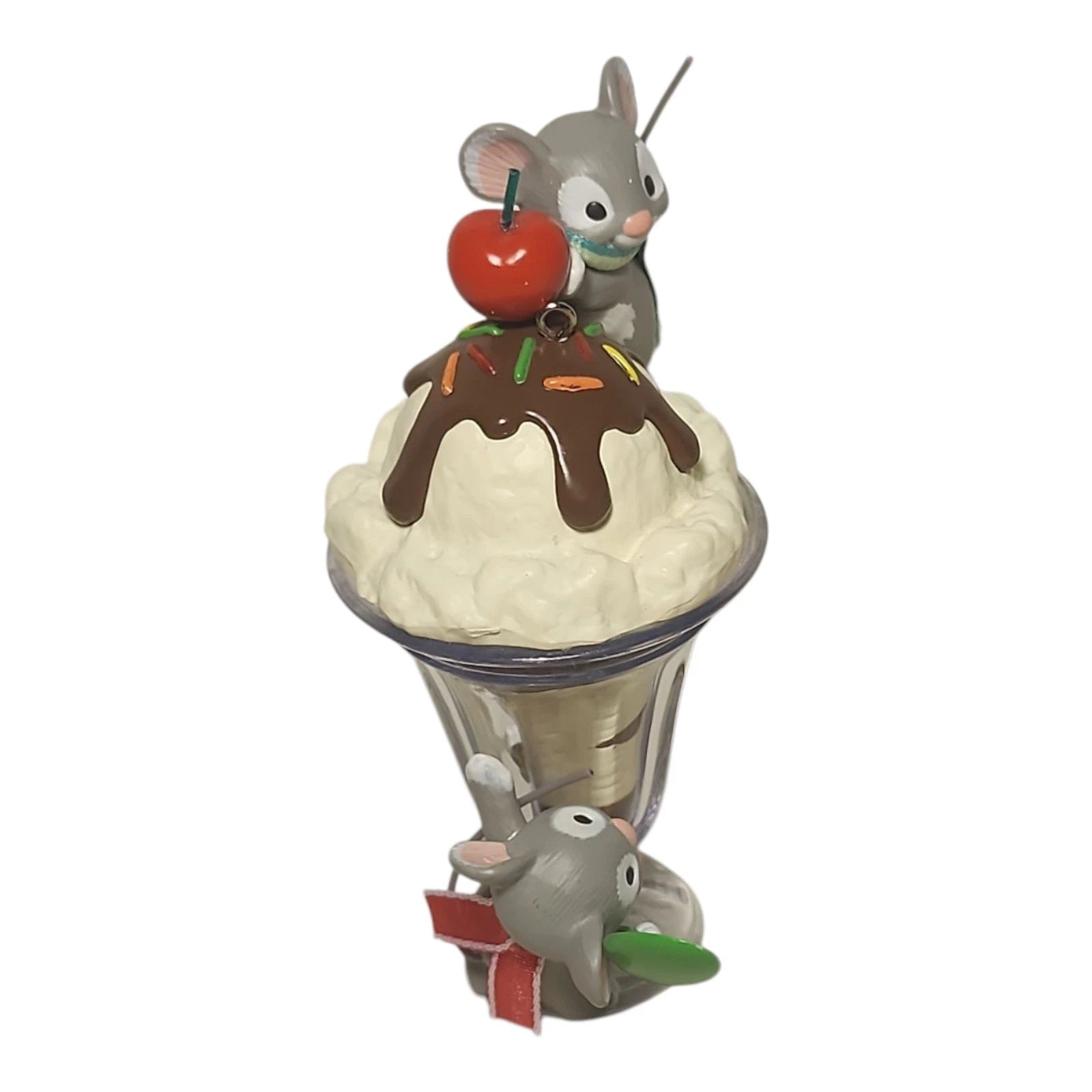 2014 Mice Cream Sundae Hallmark Ornament (Eat & Drink) QXC5078