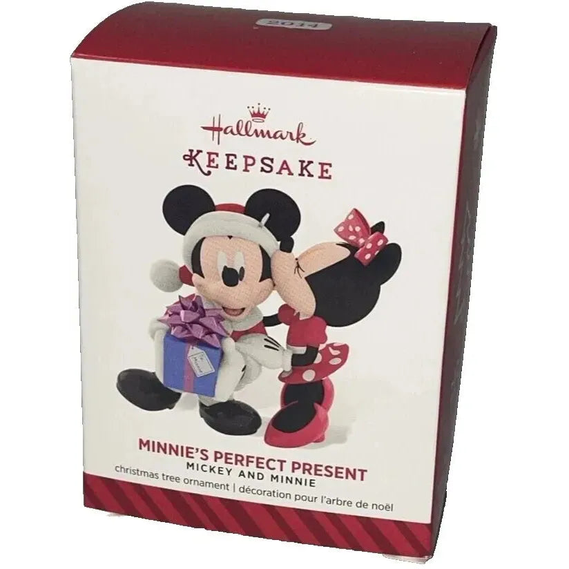 2014 Minnie's Perfect Present Hallmark Ornament (Mickey Mouse & Friends) QXD6013