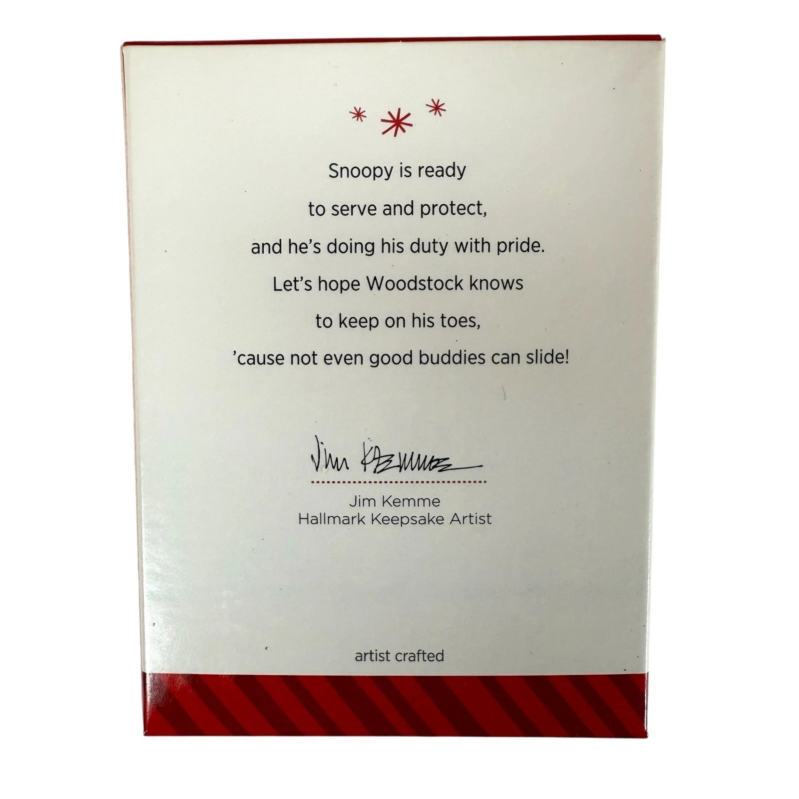 2014 Officer Snoopy Hallmark Ornament (Spotlight on Snoopy) QX9173