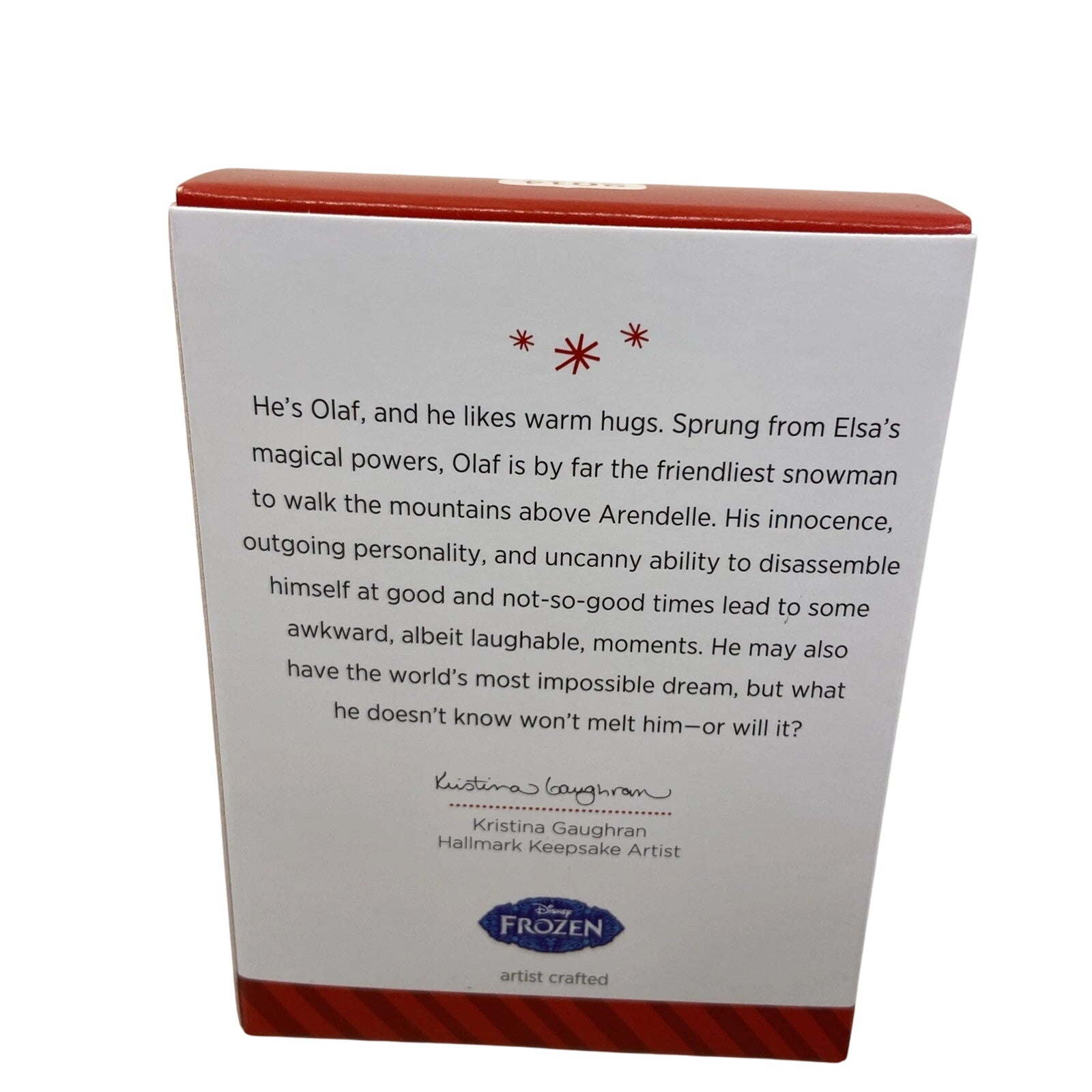 2014 Olaf Hallmark Ornament (Frozen) QXD6153