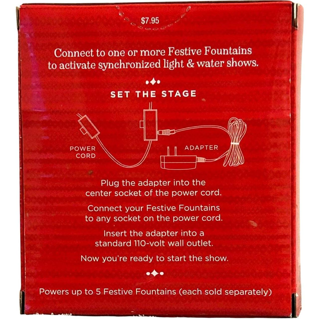 2014 Power Cord Hallmark Ornament (Works with Festive Fountains) XKT1499