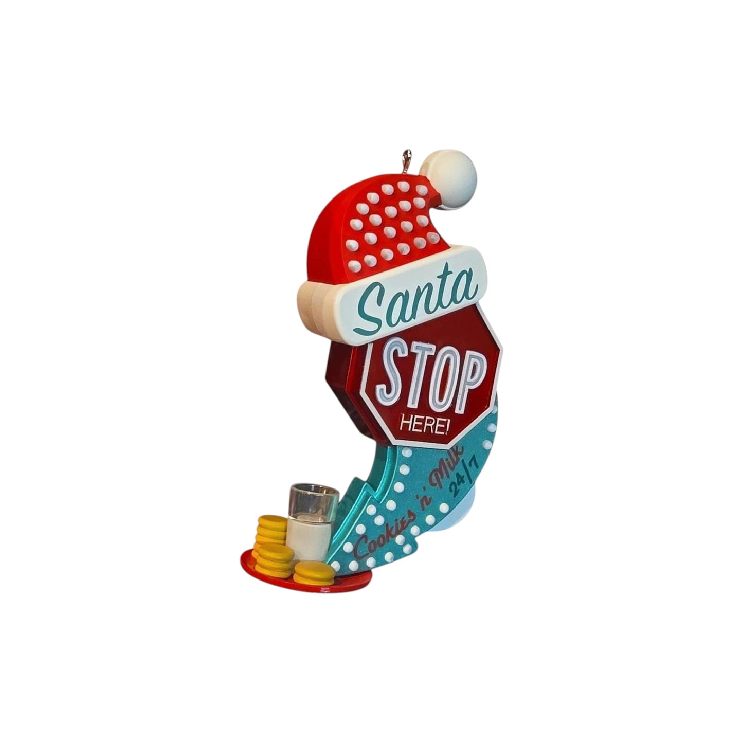 2014 Santa Stop Here (Cookie 'n' Milk)