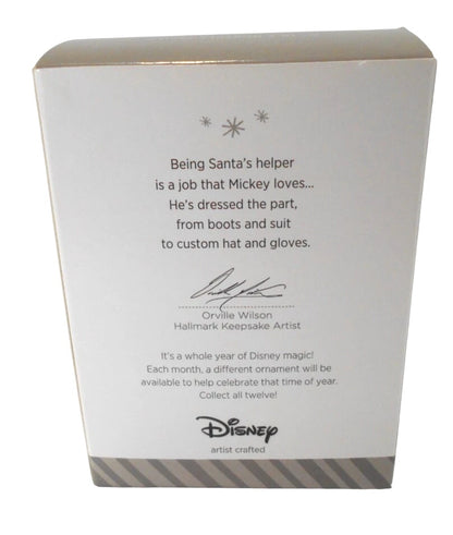 2014 Santa's Happy Helper Hallmark Ornament (A Year of Disney Magic) QHA1026