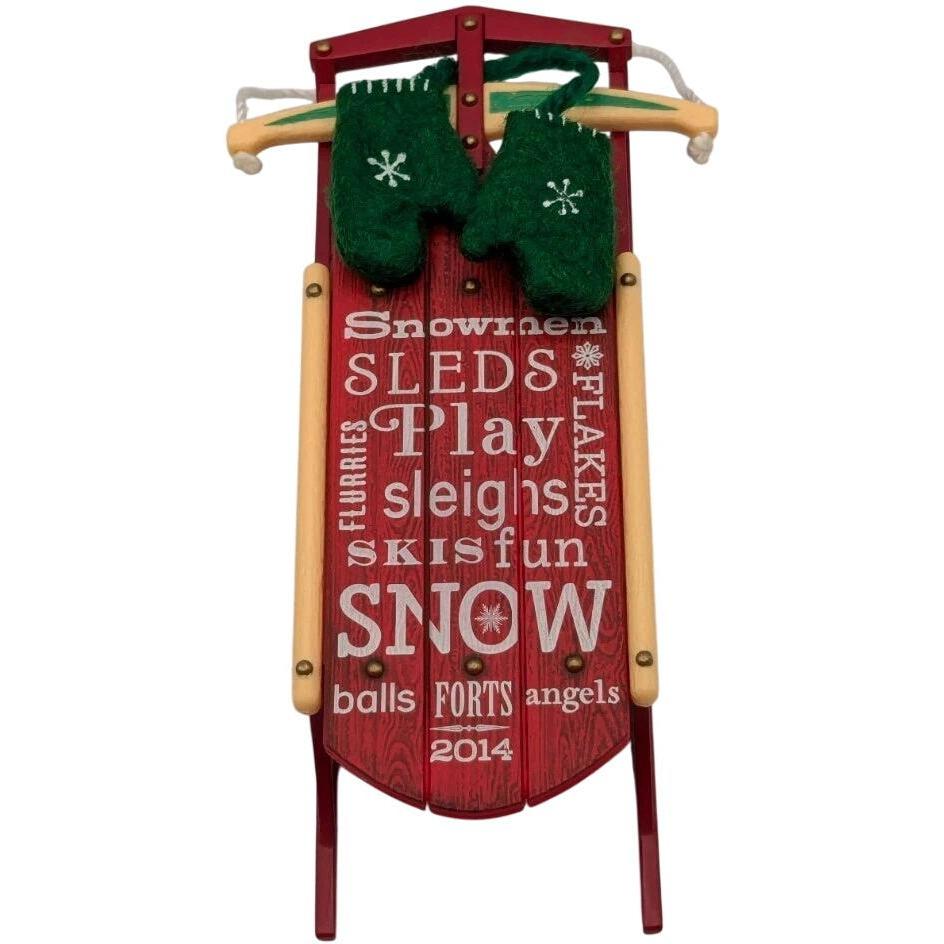 2014 Snow Much Fun! Hallmark Ornament (Sled) QGO1563