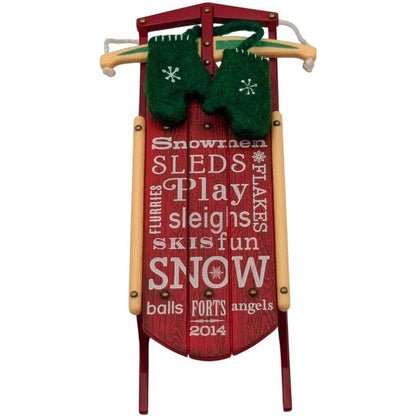 2014 Snow Much Fun! Hallmark Ornament (Sled) QGO1563