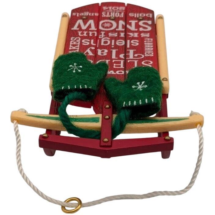 2014 Snow Much Fun! Hallmark Ornament (Sled) QGO1563