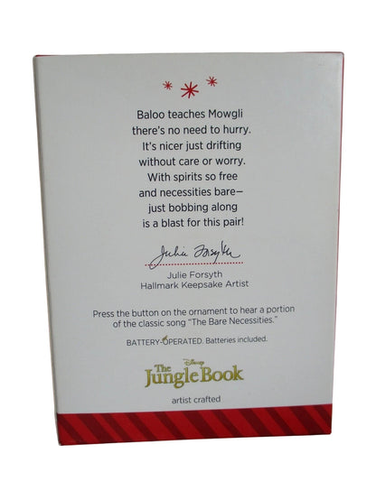2014 The Bare Necessities Hallmark Ornament (Jungle Book) QXD6106