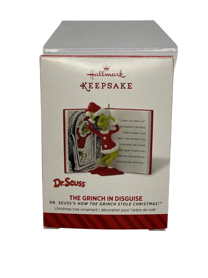 2014 The Grinch in Disguise Hallmark Ornament (Dr. Seuss Books) QXI2666