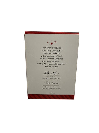 2014 The Grinch in Disguise Hallmark Ornament (Dr. Seuss Books) QXI2666