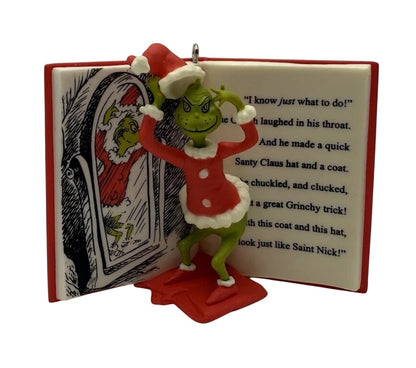 2014 The Grinch in Disguise Hallmark Ornament (Dr. Seuss Books) QXI2666