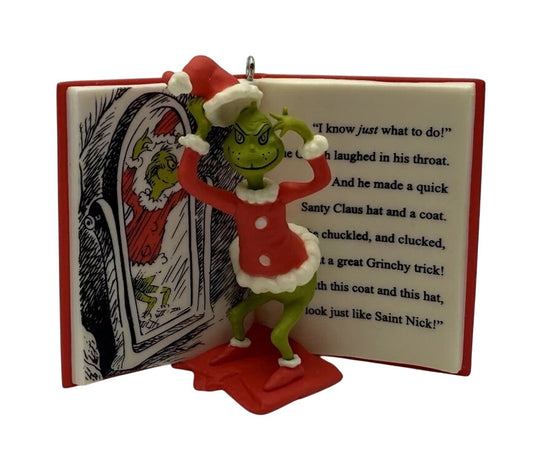 2014 The Grinch in Disguise Hallmark Ornament (Dr. Seuss Books) QXI2666