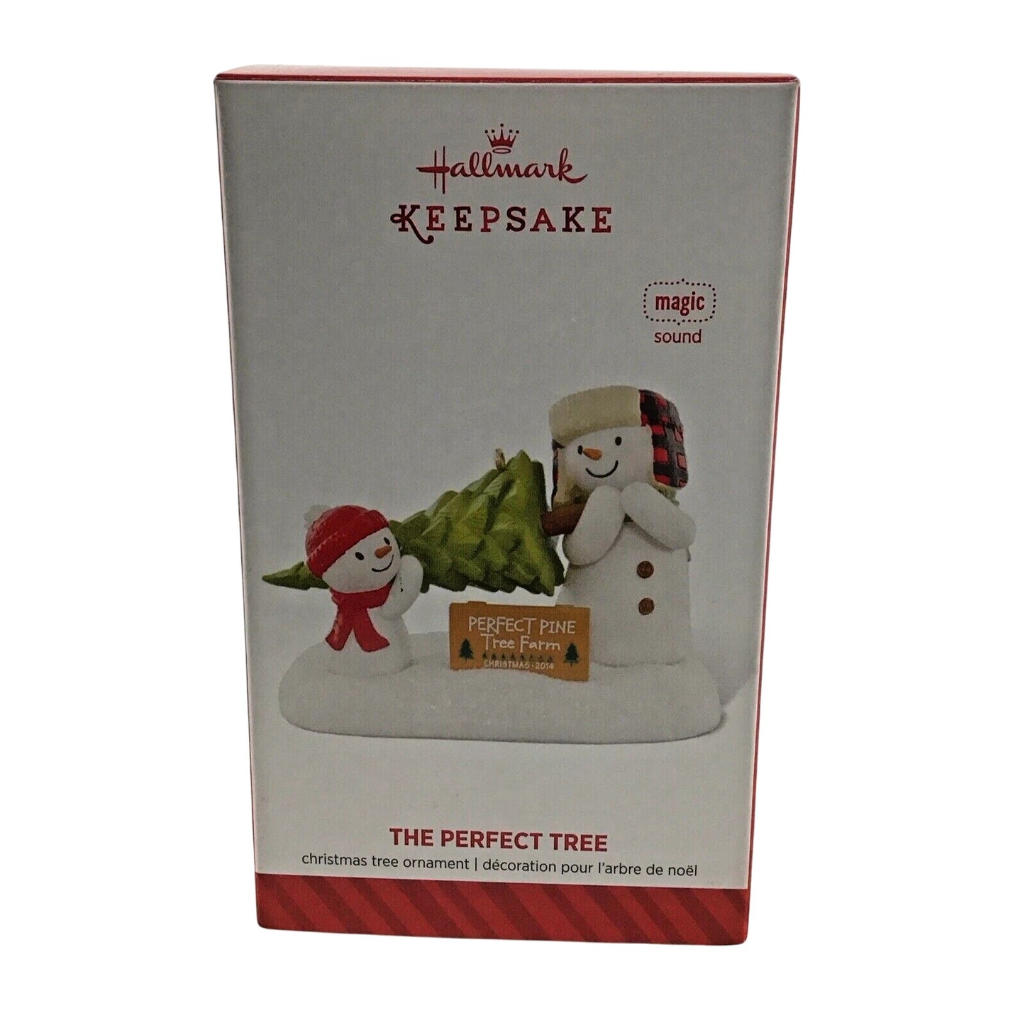 2014 The Perfect Tree Hallmark Ornament (Snowmen) QK5003