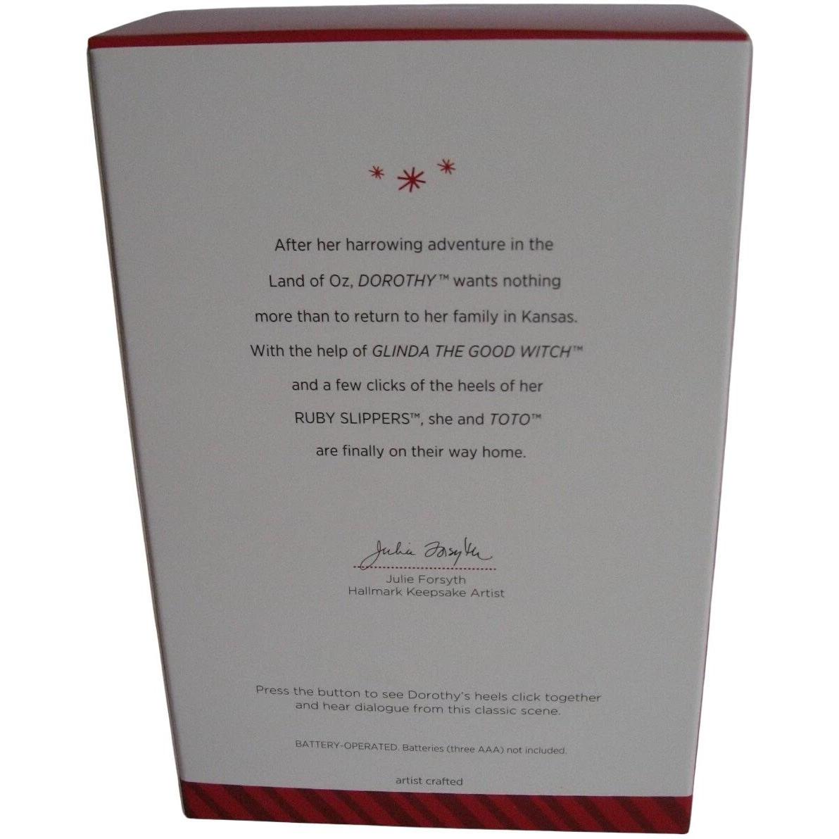 2014 There's No Place Like Home Hallmark Ornament (The Wizard of Oz) QXI2496