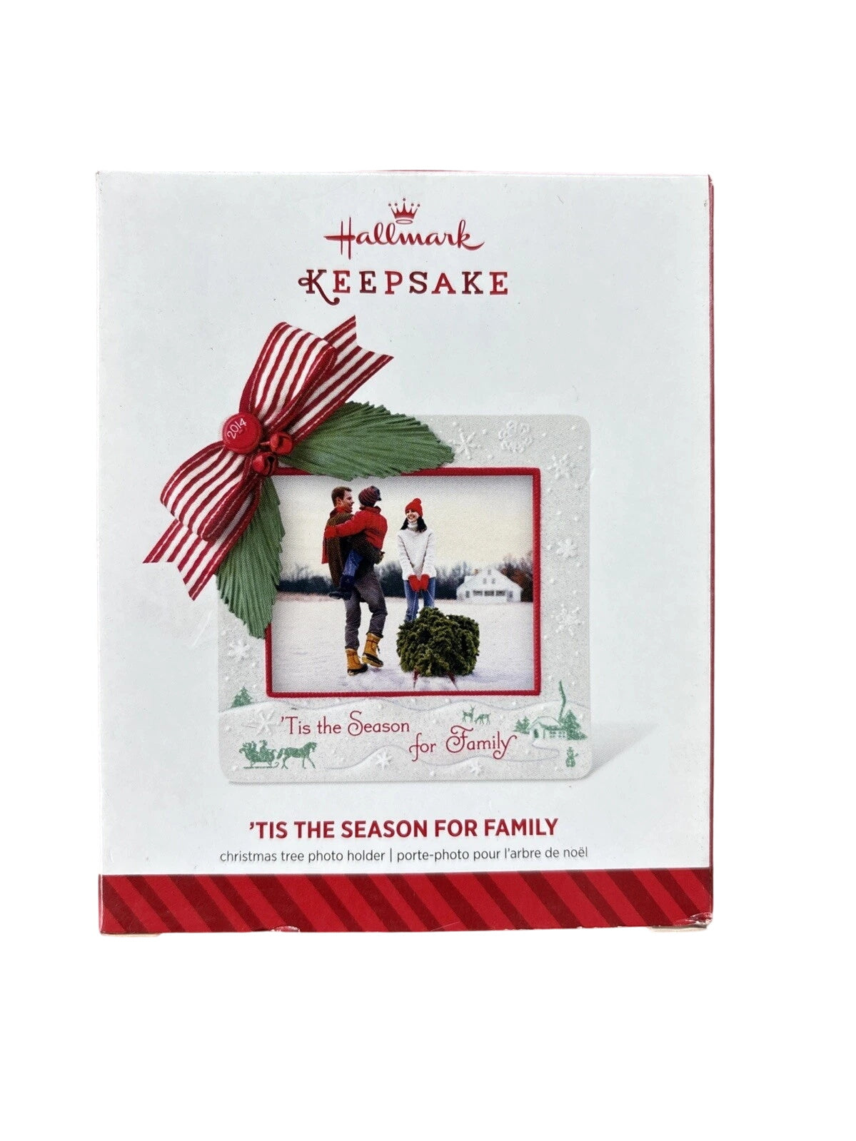 2014 Tis The Season For Family Hallmark Ornament (Photo Holder) QGO1056