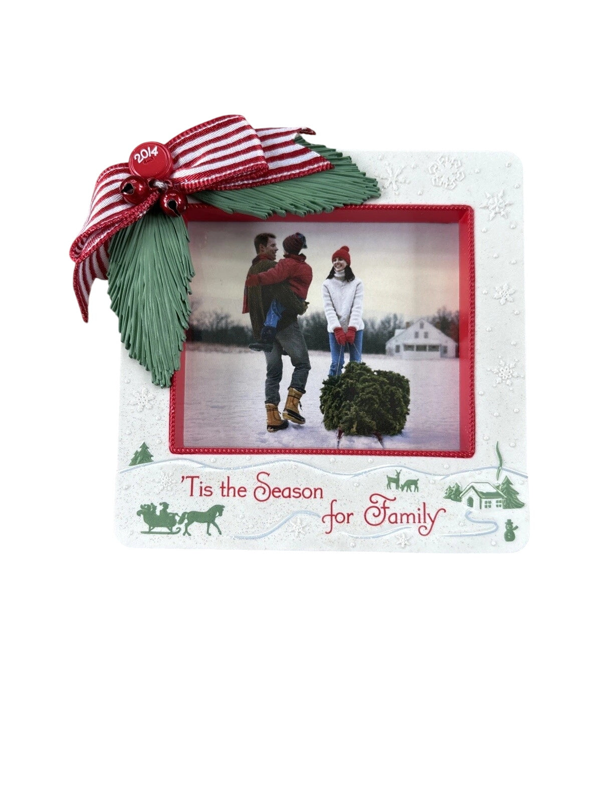 2014 Tis The Season For Family Hallmark Ornament (Photo Holder) QGO1056