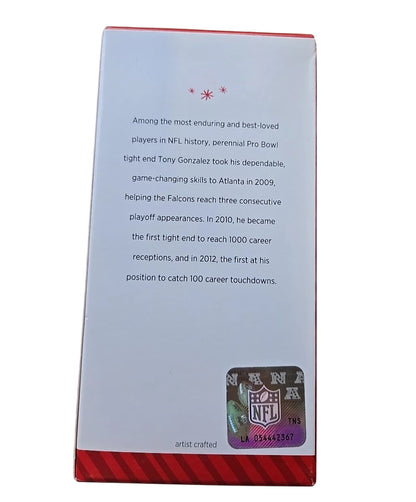 2014 Tony Gonzalez Atlanta Falcons Hallmark Ornament (Football Legends) QXI2823