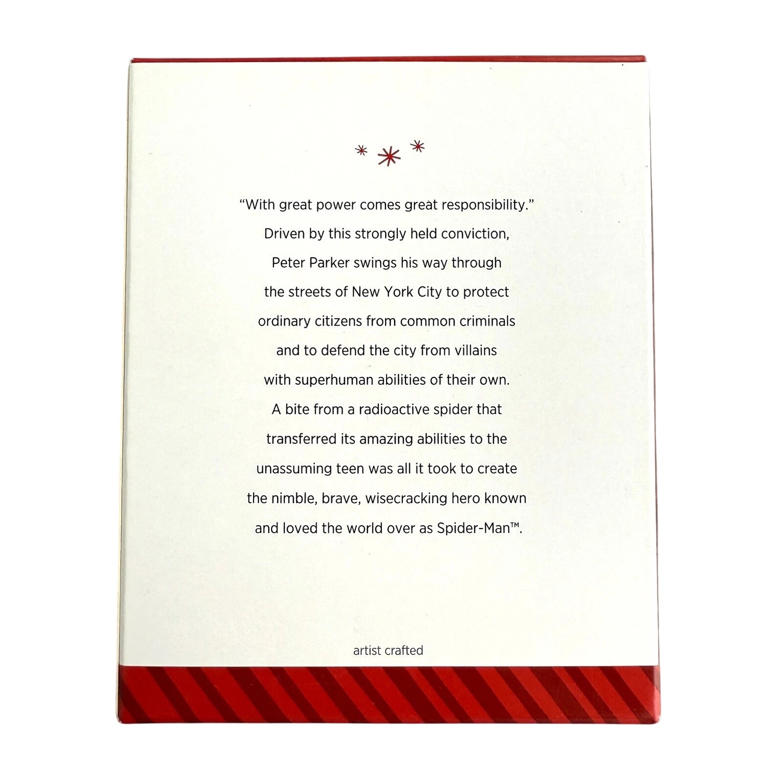 2014 Web-Slinging Wonder Hallmark Ornament (Spider-Man) QXI2763