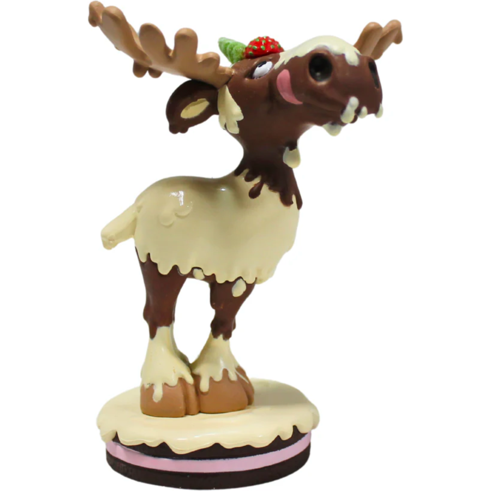 2014 White ChocolateMoose Hallmark Ornament (Animal) QXE3773 QXE3773