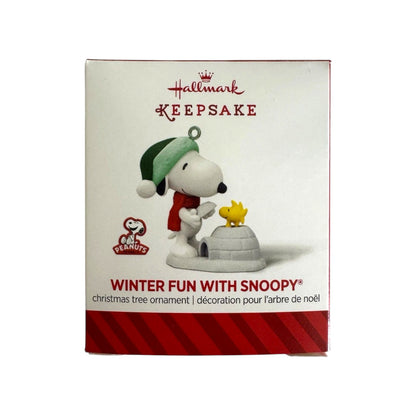 2014 Winter Fun With Snoopy Hallmark Ornament (Winter Fun with Snoopy) QXM8503