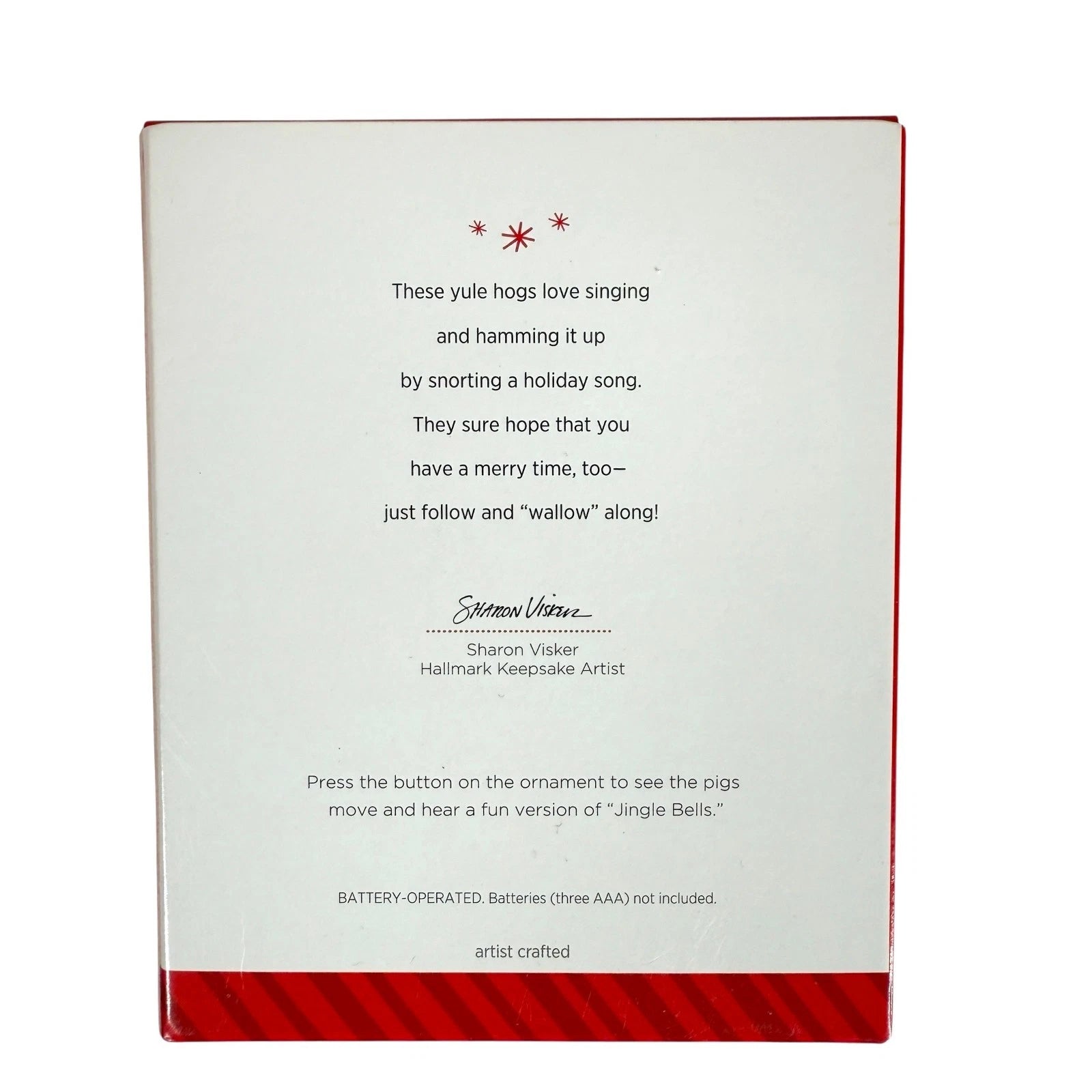 2014 Yule Hogs Hallmark Ornament (Pig) QG01233