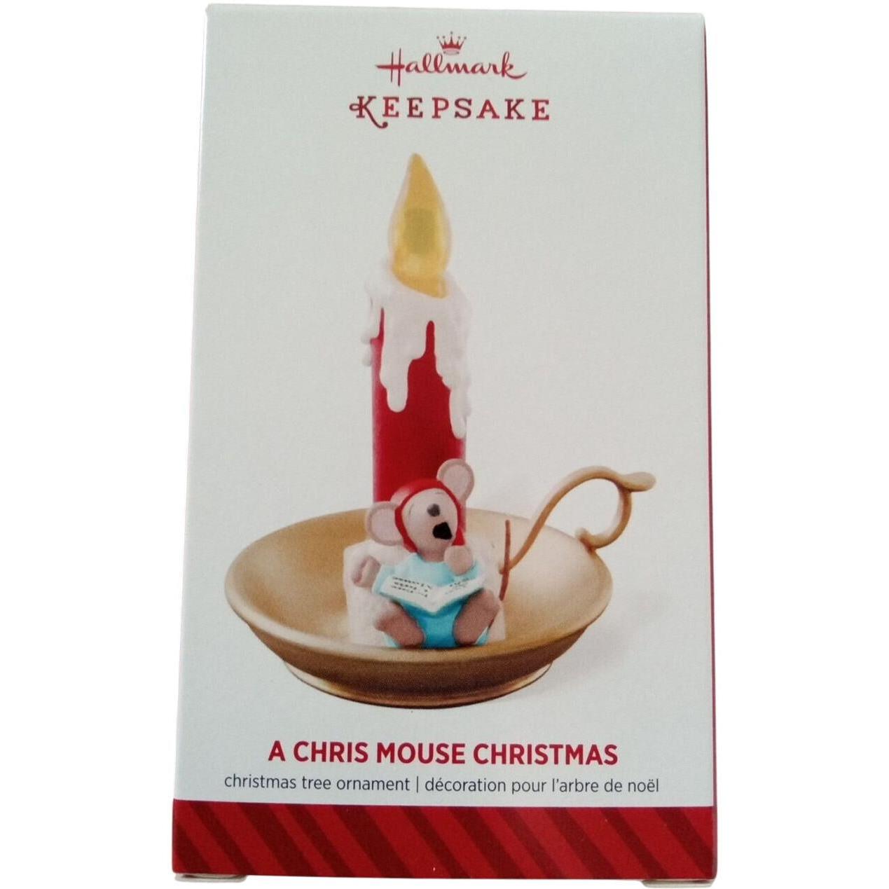 2014 A Chris Mouse Christmas Hallmark Ornament (Chris Mouse) QXE3766