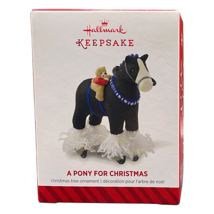 2014 A Pony For Christmas Hallmark Ornament (A Pony for Christmas) QXE3753 Image2