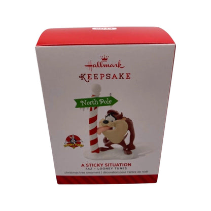 2014 A Sticky Situation - Taz Hallmark Ornament (Looney Tunes) QXI2443 Image2