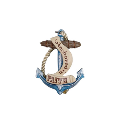 2014 Anchored in Faith (Cross) Hallmark Ornament QGO1343 Image1